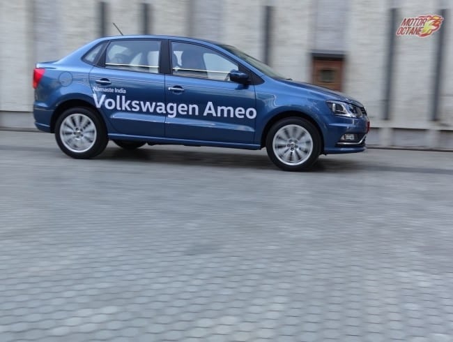 Volkswagen Ameo in motion 1