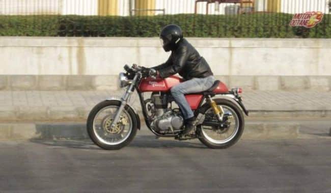 Royal Enfield Continental GT in motion