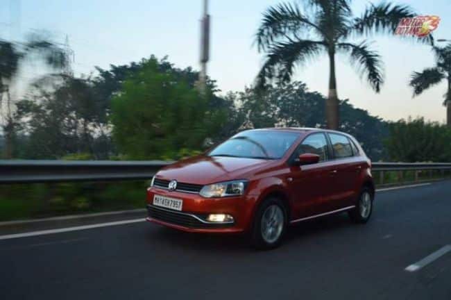 Volkswagen Polo in motion shot