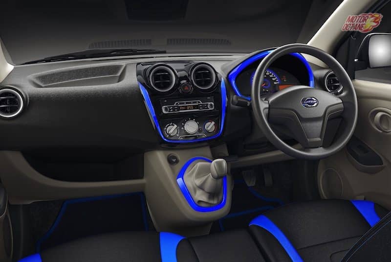 Datsun Go interiors Anniversary Edition