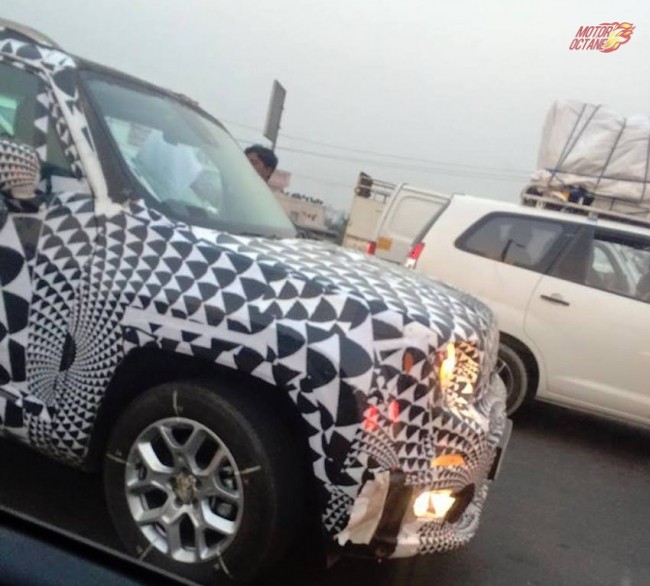 Jeep-Renegade-front-snapped-testing-in-India