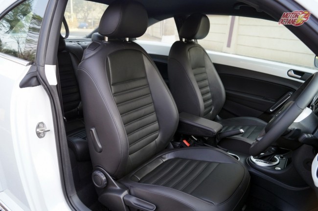 Volkswagen Beetle front seats