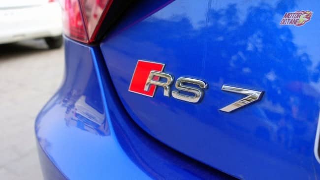 Audi RS7 badge