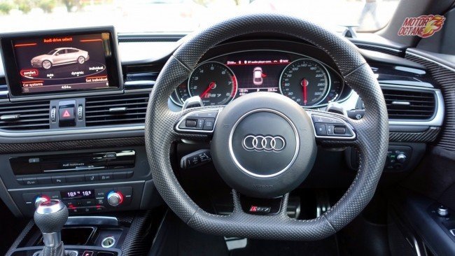 Audi RS7 interior dashboard