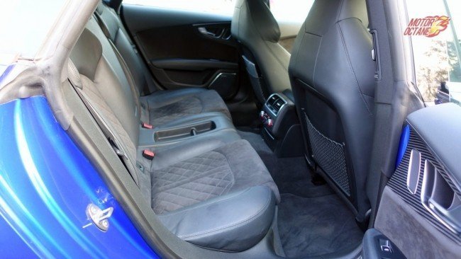 Audi RS7 rear seats