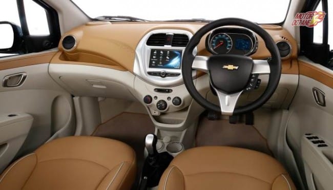 New Chevrolet Beat Essentia interiors