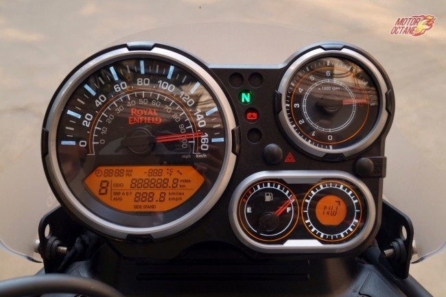 RE Himalayan instrument cluster