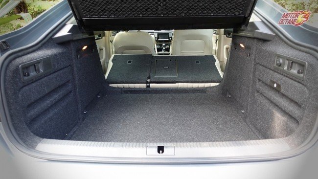 1760 litres of boot space with the rear seats folded 