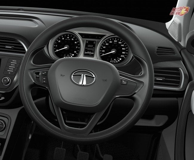 Tata Tigor steering wheel