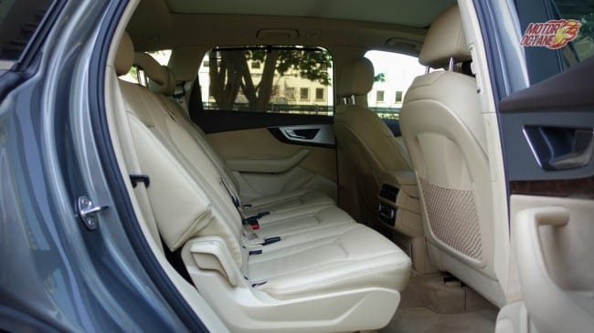 Audi Q7 rear seat