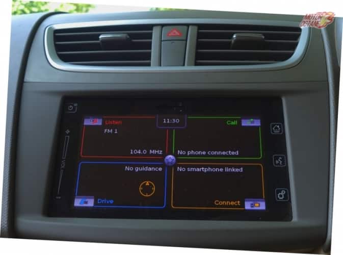New Maruti Ertiga touchscreen system
