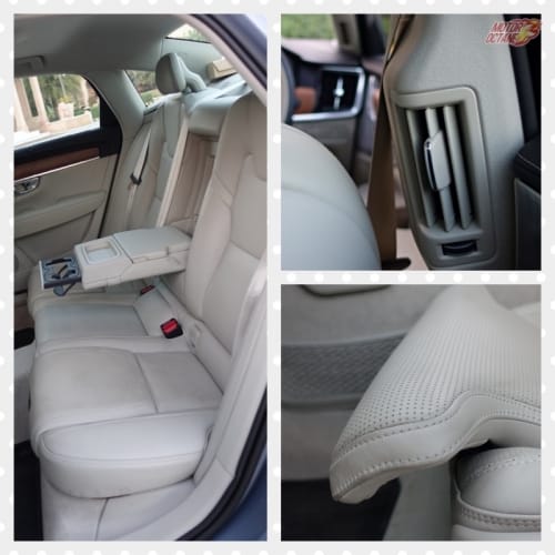 Volvo S90 rear seat space