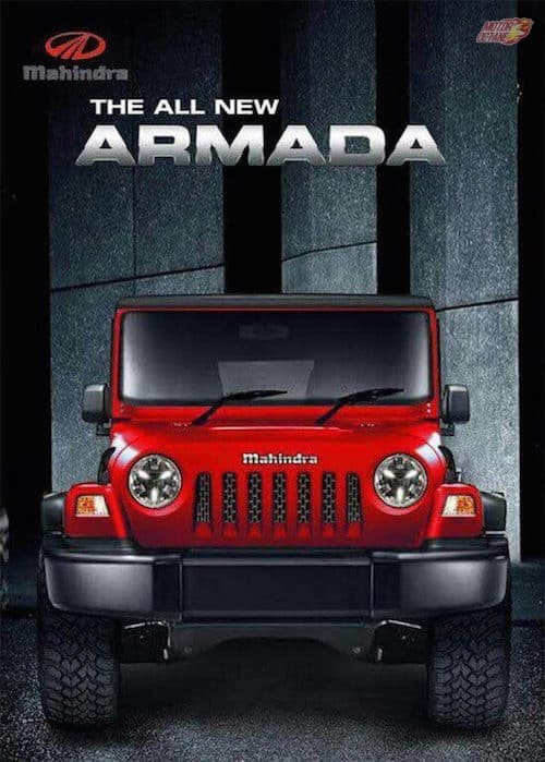 New Mahindra Armada 2017 side