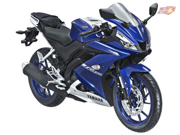 Yamaha R15 V3 blue