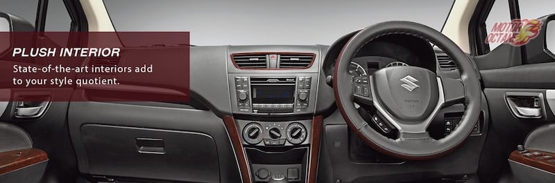 Maruti Ertiga Limited Edition front interior