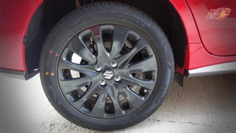 Maruti Baleno RS alloy wheel