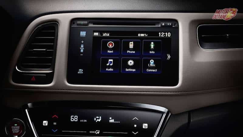 Honda HRV touchscreen
