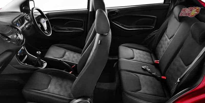 Interiors - Ford Aspire Sports Edition