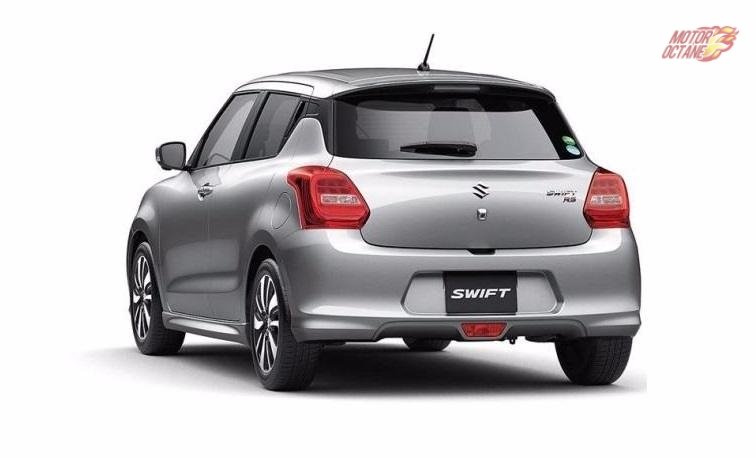 New Maruti Swift RS rear