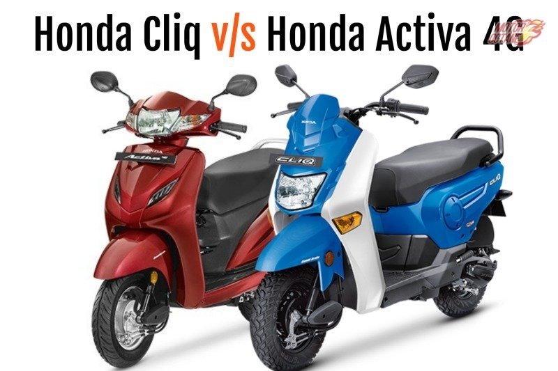 Honda Cliq vs Honda Activa 4G