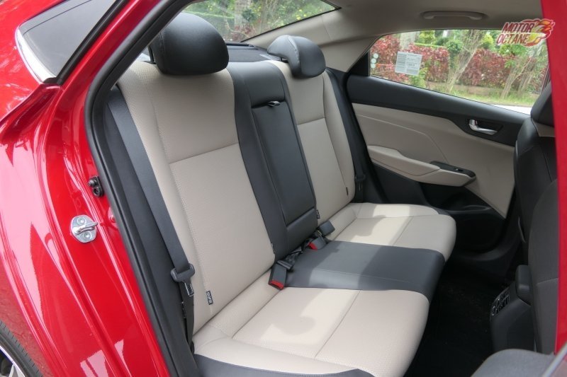 Hyundai Verna 2018 new rear seat