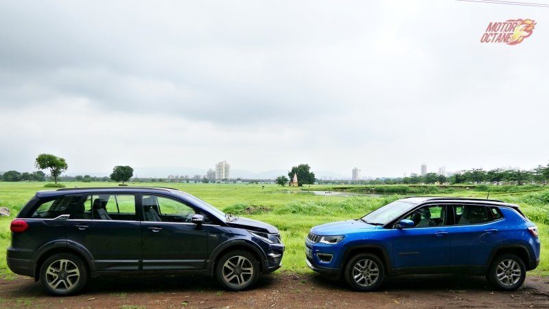 Tata Hexa vs Jeep Compass face to face