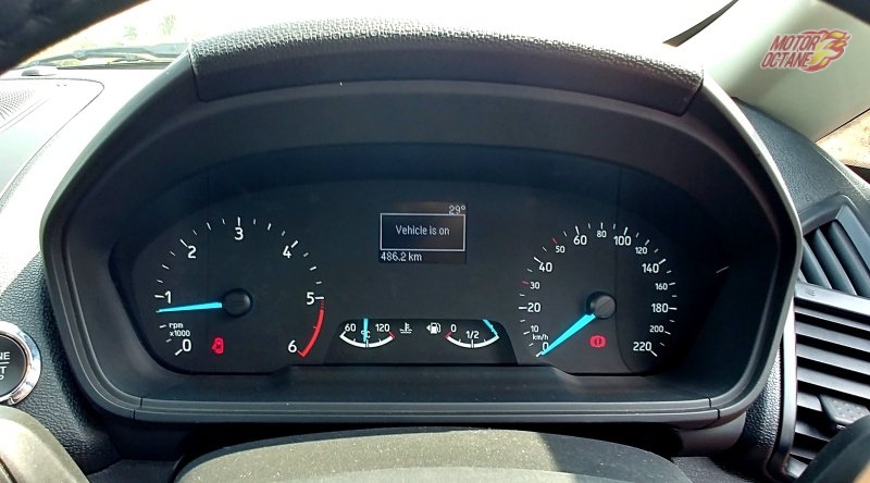 New Ford Ecosport Instrument panel