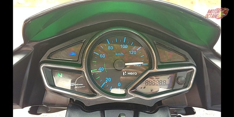 Hero Passion BS6 instrument cluster