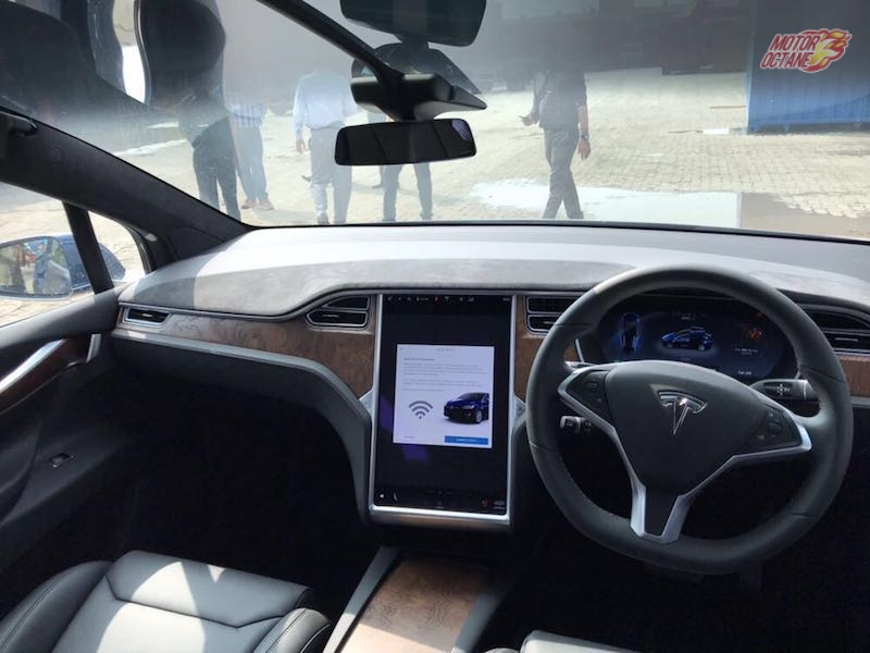 Tesla Model X India interior