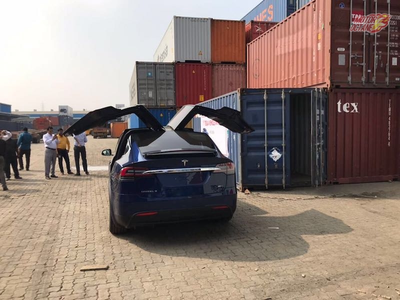 Tesla Model X India rear