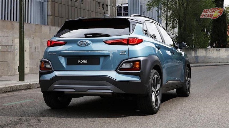 Hyundai Kona electric rear