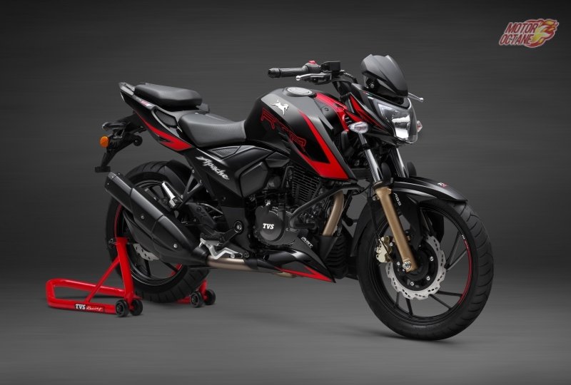 tvs apache rtr 200 4v race edition 2.0 on road price