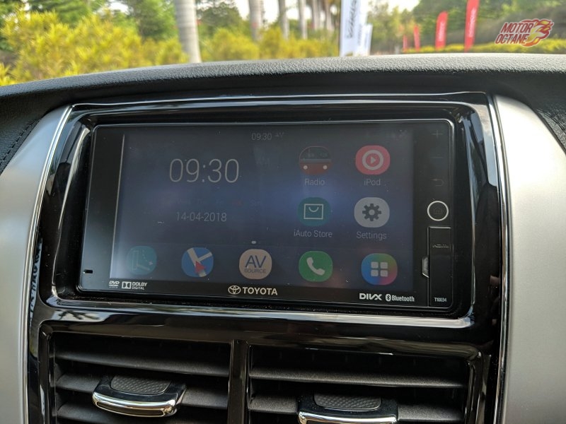 Toyota Yaris touchscreen