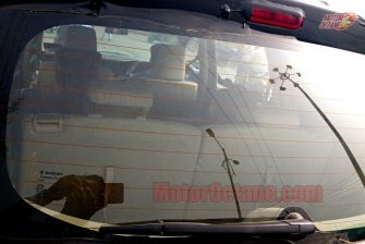 Maruti Ertiga 2018 rear interior spy