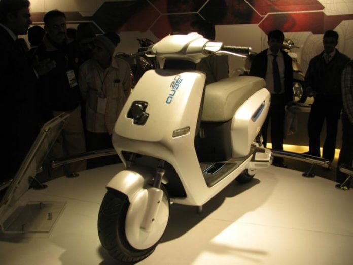 tvs hybrid electric scooter
