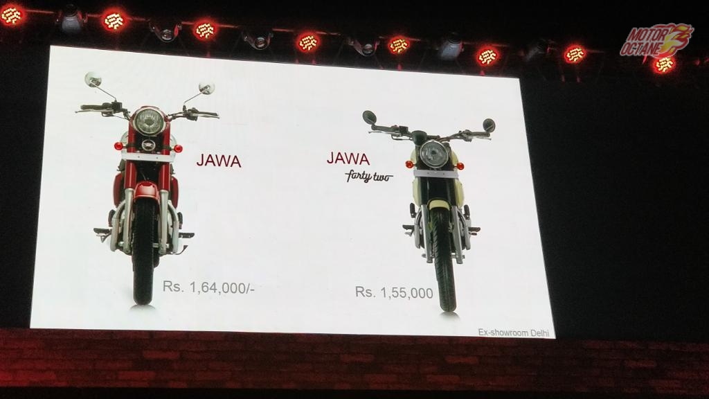Jawa price list