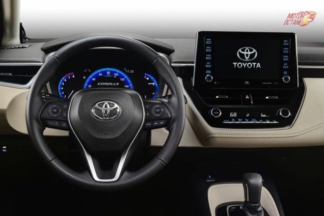 2019 Toyota Corolla Altis interior