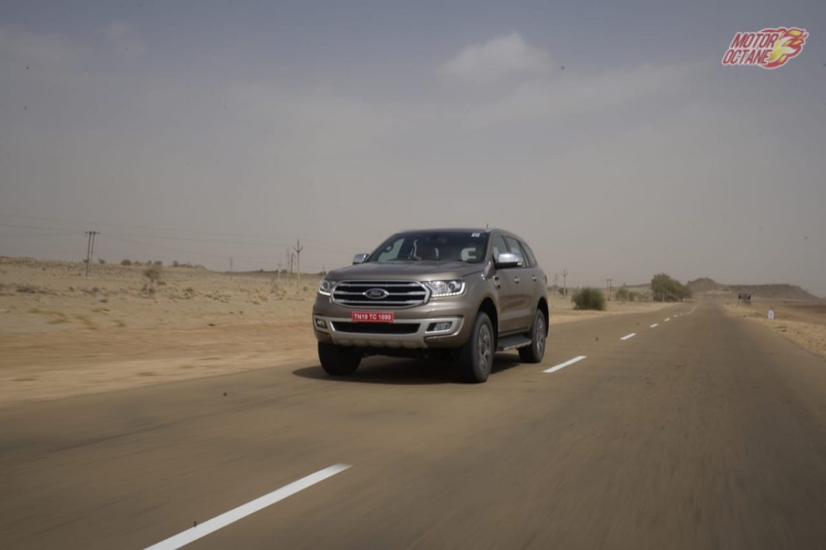 2019 Ford Endeavour driving side