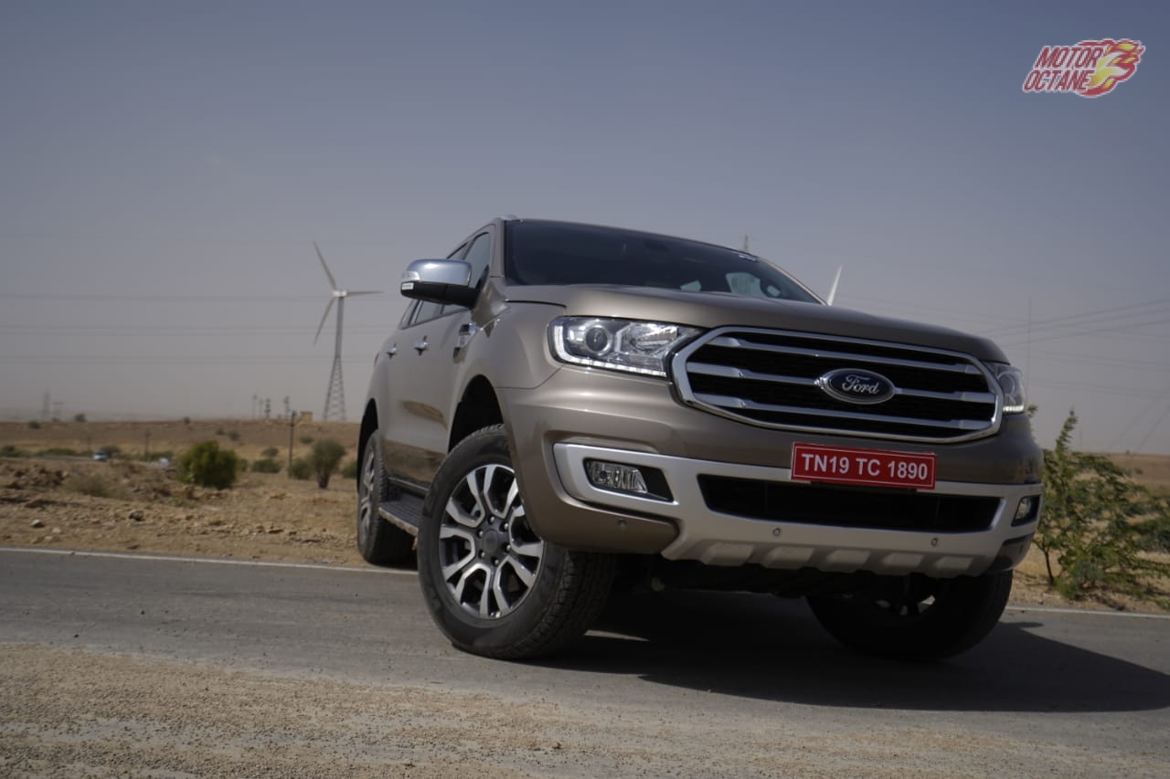 2019 Ford Endeavour front