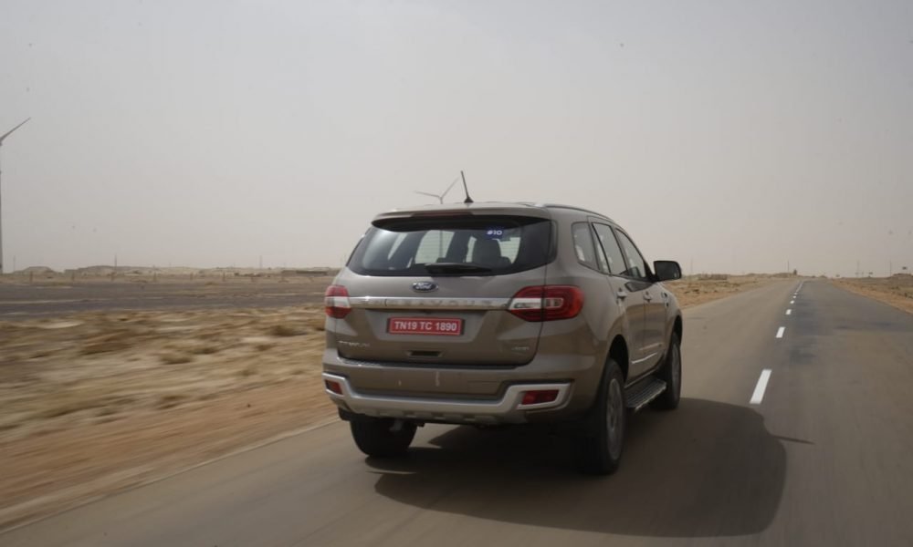 2019 Ford Endeavour rear