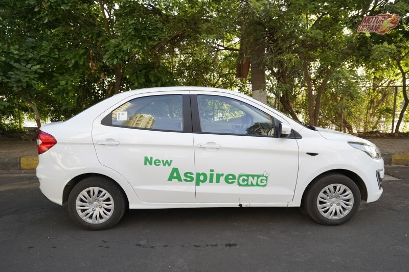 Ford Aspire CNG mileage