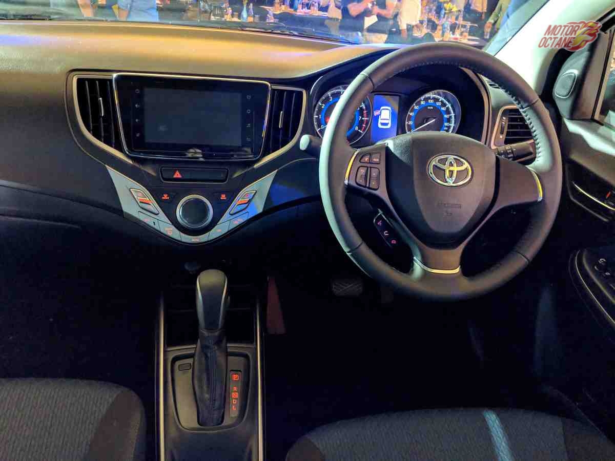 Toyota Glanza interior