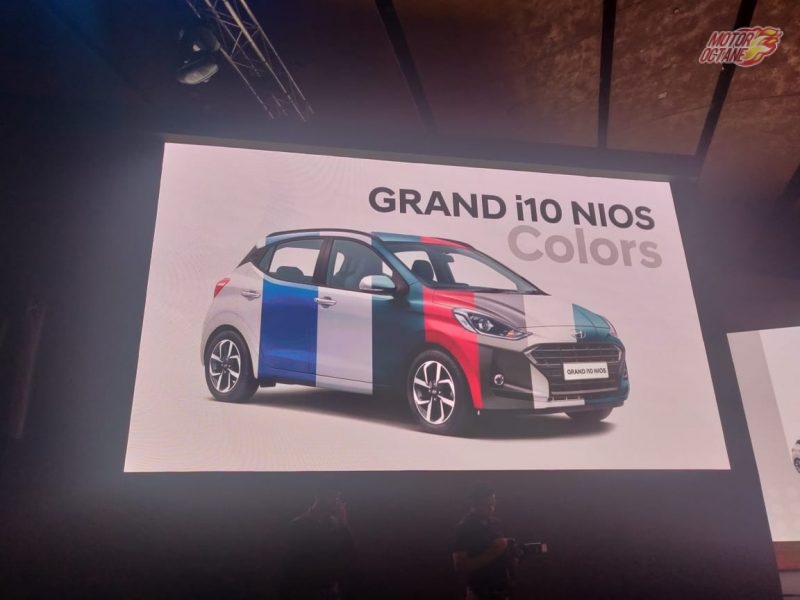Hyundai Grand i10 Nios Colors