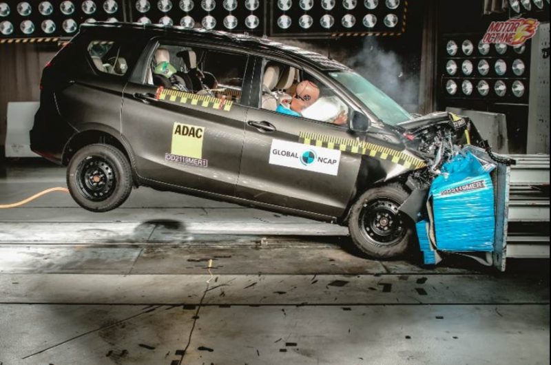 Maruti Ertiga Global NCAP crash