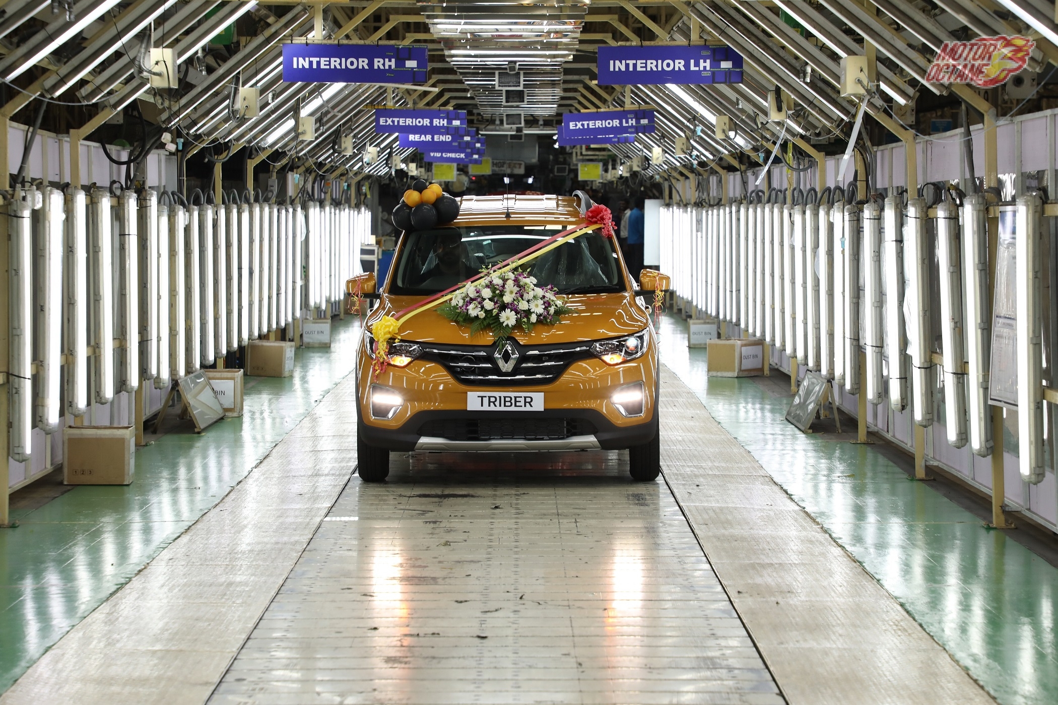 Renault TRIBER rolls - out from the assembly line