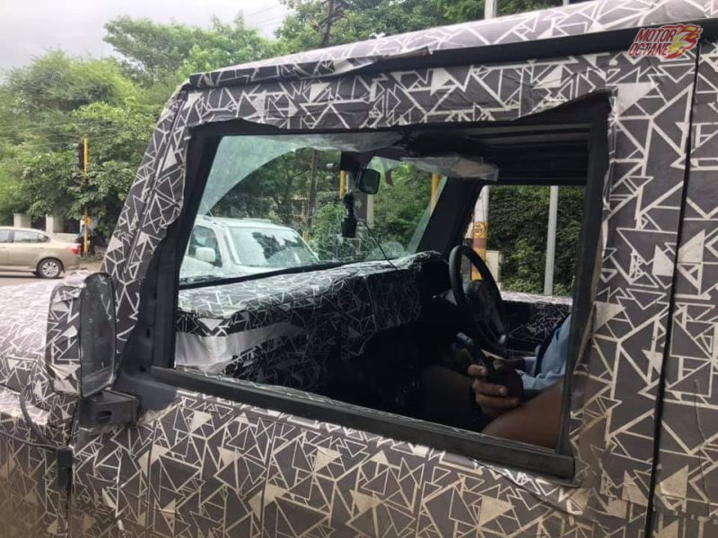 New Mahindra Thar 2020 Soft Top Version Spotted While Being Tested