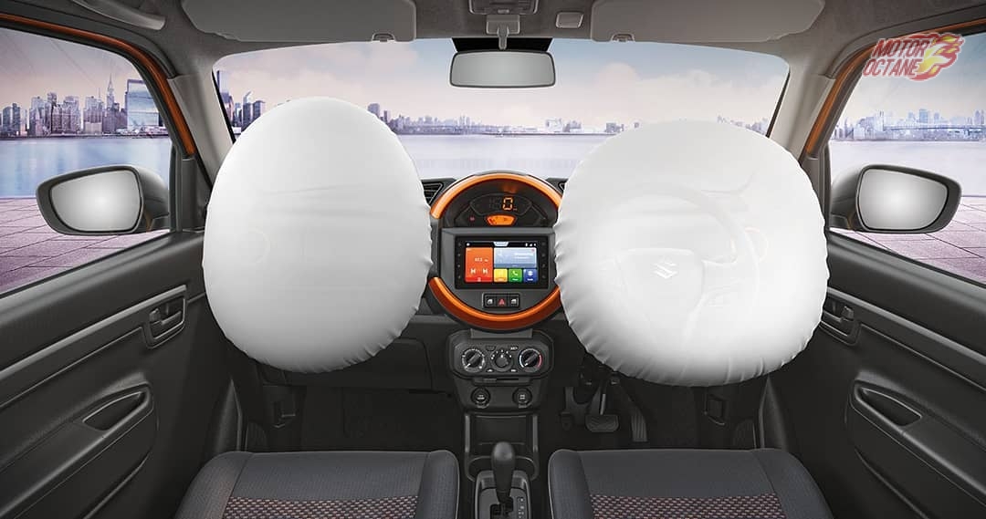 Maruti S Presso Interiors Airbags