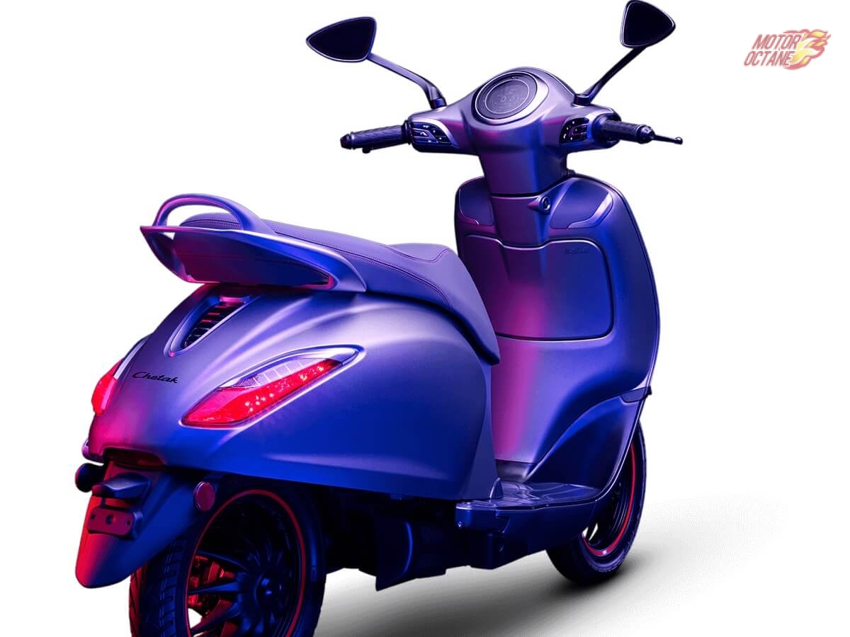 Bajaj Chetak electric, Violet image, Electric scooter