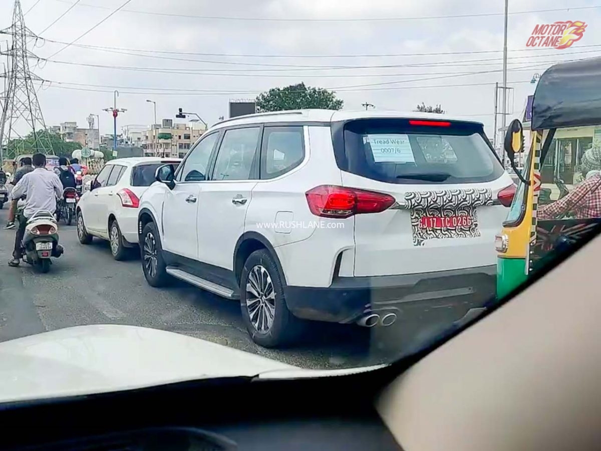 MG Glsoter in Gujarat MG Gloster spied in India