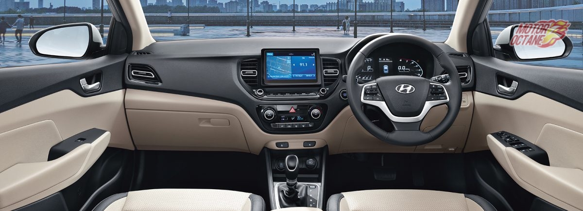 Hyundai Verna 2020 interiors